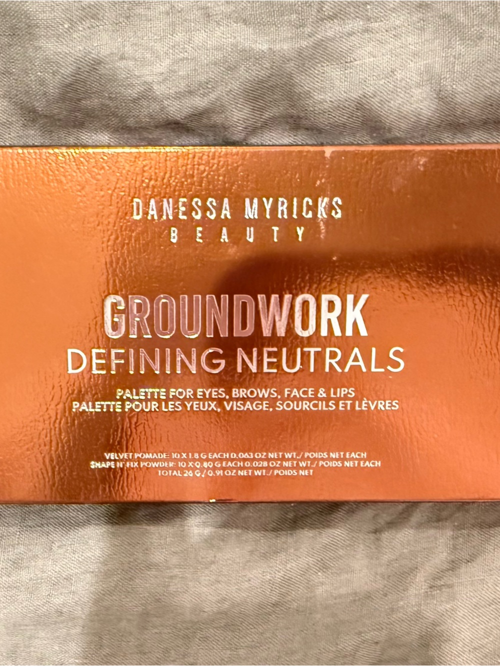 Danessa Myricks Beauty Groundwork Defining Neutrals Palette - Copper Orange
